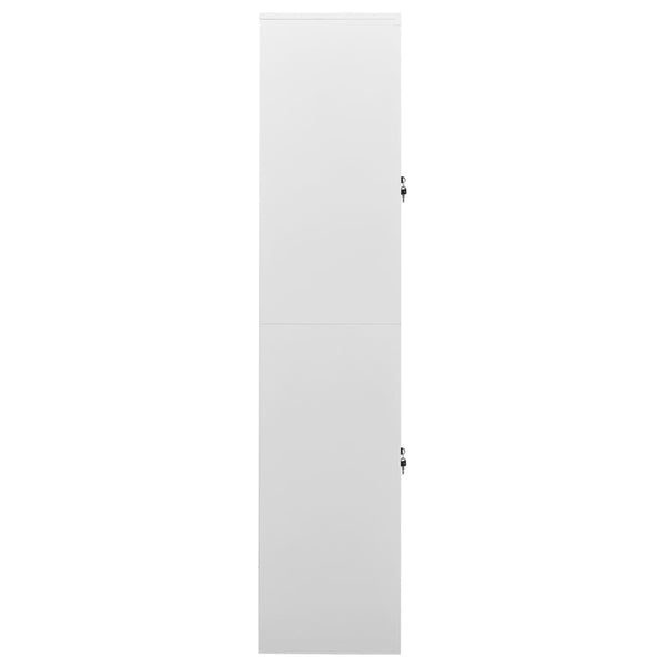Büroschrank Hellgrau Stahl 90x40x180cm