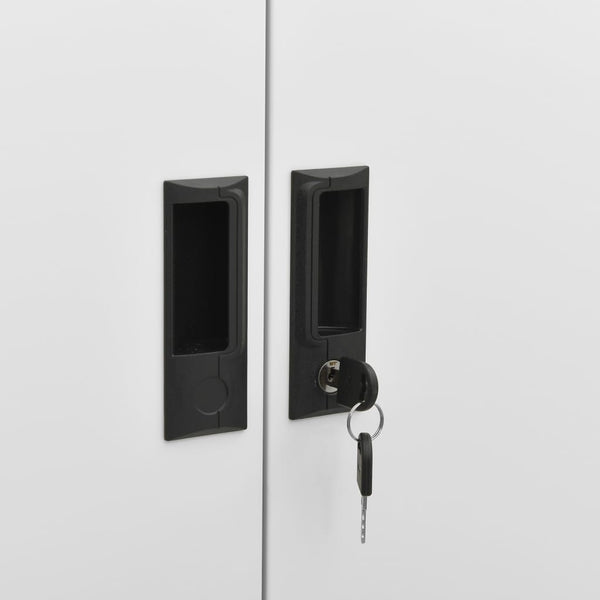 Büroschrank Hellgrau Stahl 90x40x180cm