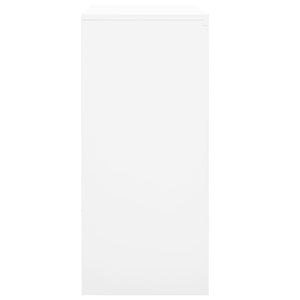 Büroschrank Schiebetür Weiß 90x90 cm