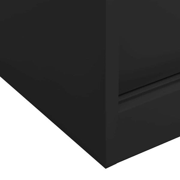 Büroschrank Anthrazit Schiebetür 90x90 cm