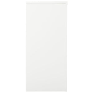 Weißer Stahlschrank mit Schiebetür 90x90 cm