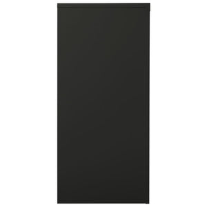 Schiebetürenschrank Anthrazit Stahl 90x40x90 cm