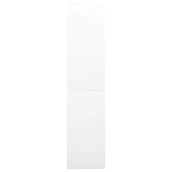 Weißer Büroschrank mit Schiebetür 90x40x180 cm