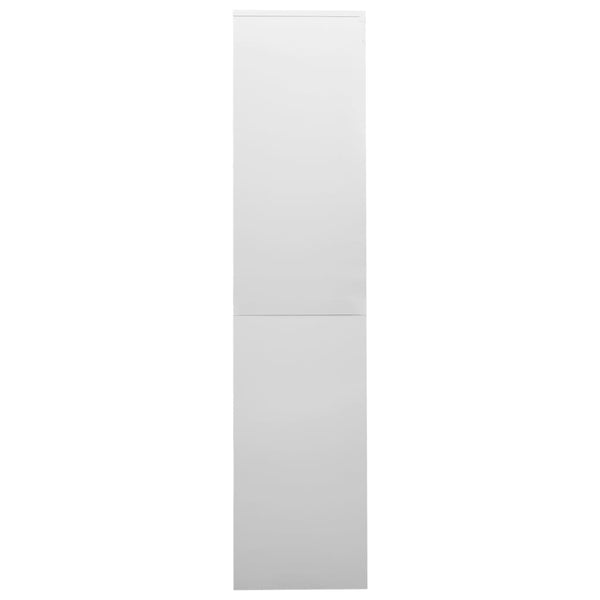 Büroschrank Stahl Hellgrau 90x40x180 cm