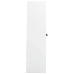 vidaXL Armoire blanche 80x50x180 cm Acier
