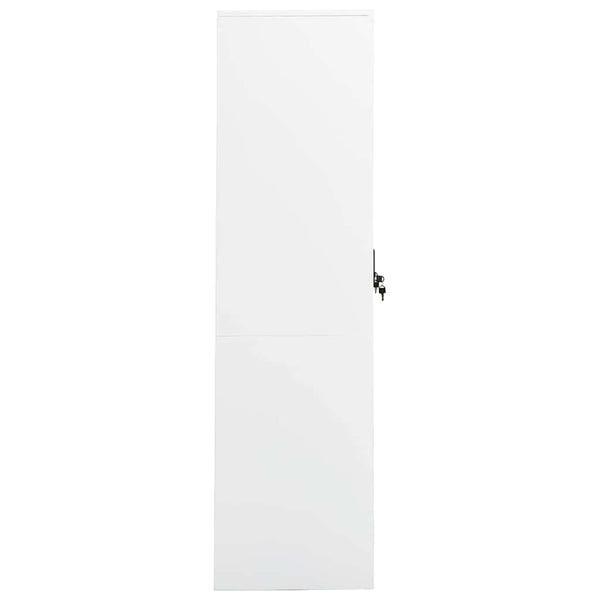 vidaXL Armoire blanche 80x50x180 cm Acier
