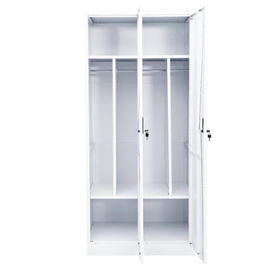 vidaXL Armoire blanche 80x50x180 cm Acier