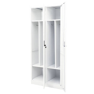vidaXL Armoire blanche 80x50x180 cm Acier