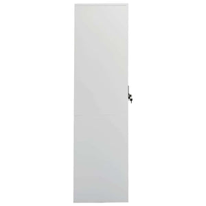 vidaXL Armoire Gris clair 80x50x180 cm Acier