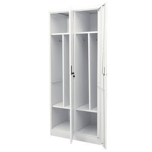 vidaXL Armoire Gris clair 80x50x180 cm Acier