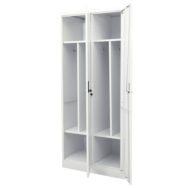vidaXL Armoire Gris clair 80x50x180 cm Acier
