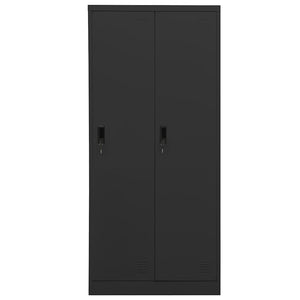 vidaXL Armoire anthracite 80x50x180 cm acier
