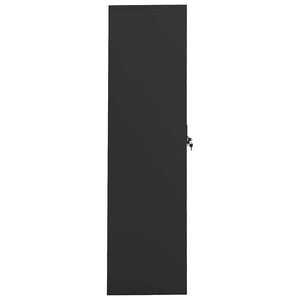 vidaXL Armoire anthracite 80x50x180 cm acier