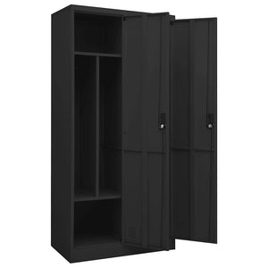 vidaXL Armoire anthracite 80x50x180 cm acier