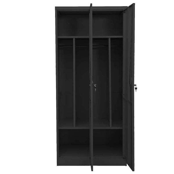 vidaXL Armoire anthracite 80x50x180 cm acier