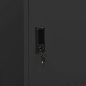 vidaXL Armoire anthracite 80x50x180 cm acier