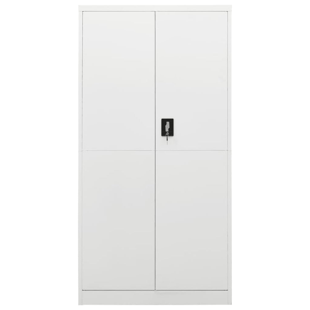 Weißer Stahlschrank 90x40x180 cm