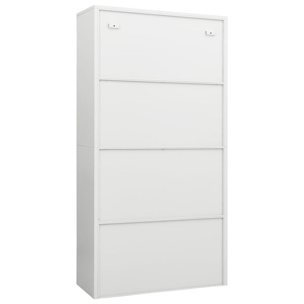 Weißer Stahlschrank 90x40x180 cm