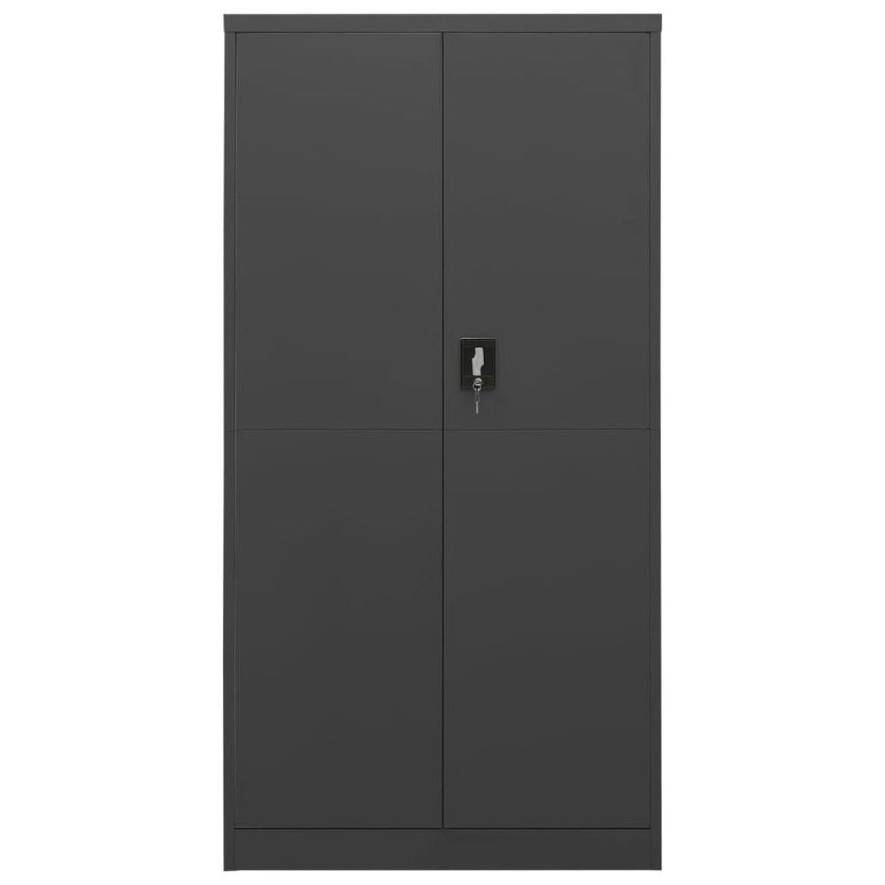 Anthrazit Schließfachschrank 90x40x180 cm