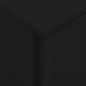 Rollbarer Aktenschrank Schwarz Stahl