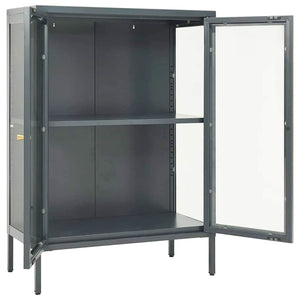 Anthrazit Sideboard 75x35x105 cm