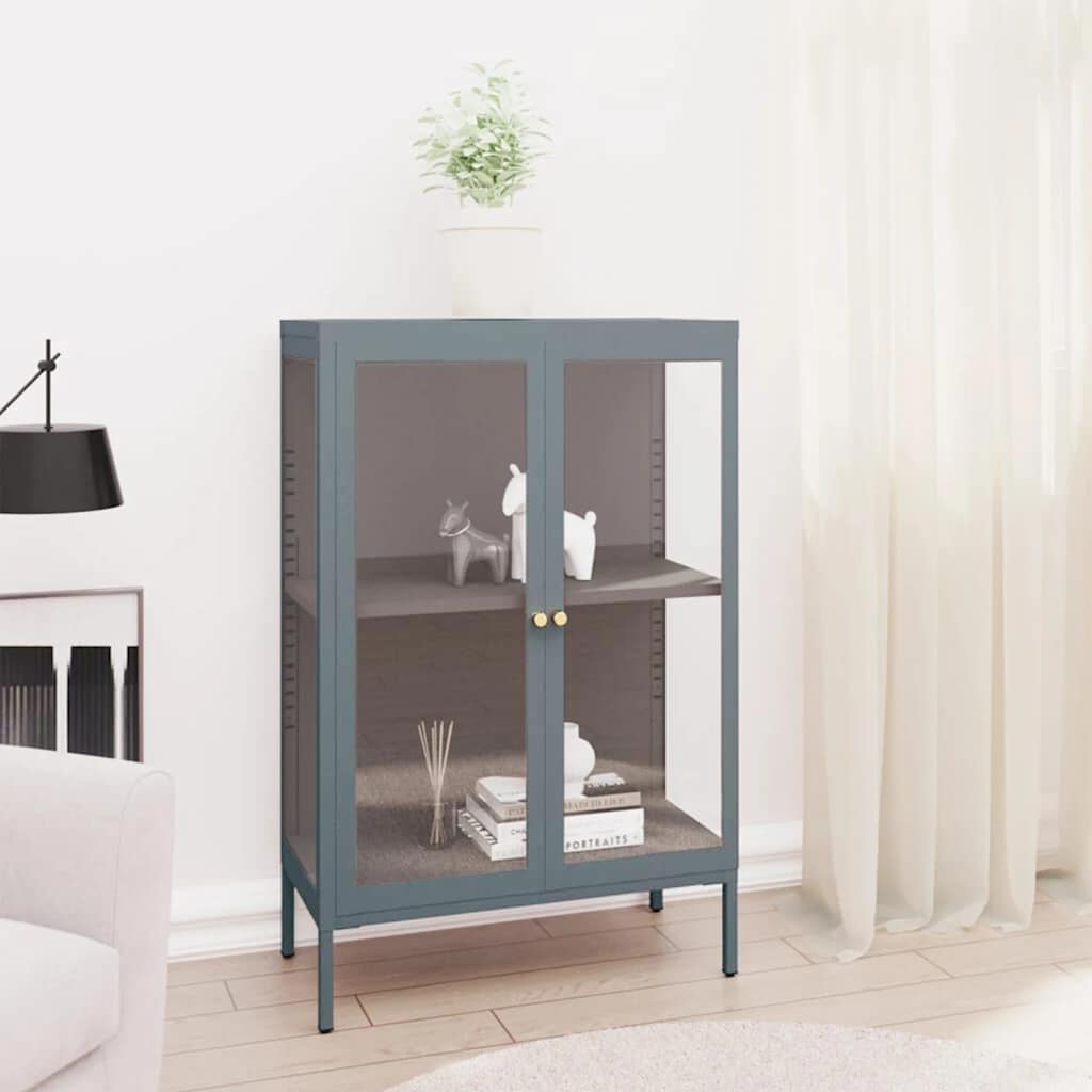 Anthrazit Sideboard 75x35x105 cm
