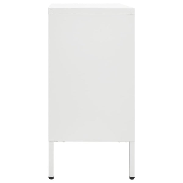 Weißes Sideboard 75 cm mit Schubladen