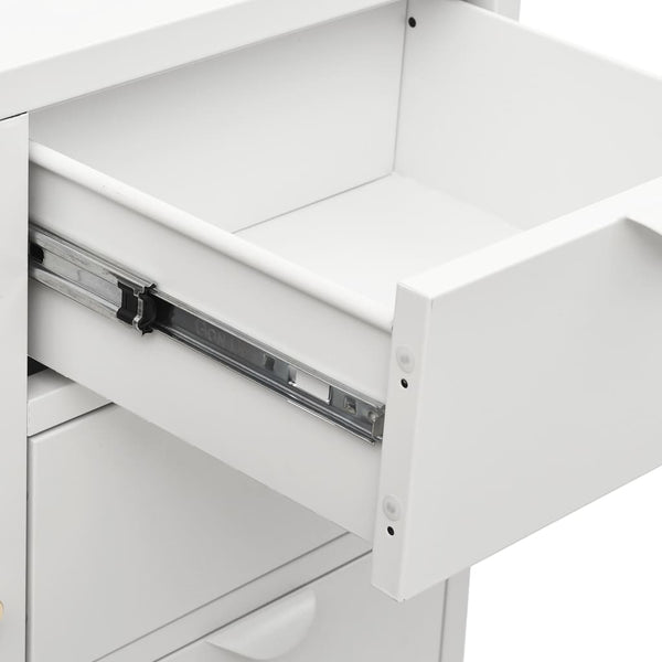 Weißes Sideboard 75 cm mit Schubladen