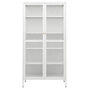 Weiße Vitrine 90x40x180 cm