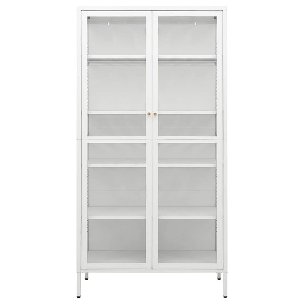 Weiße Vitrine 90x40x180 cm