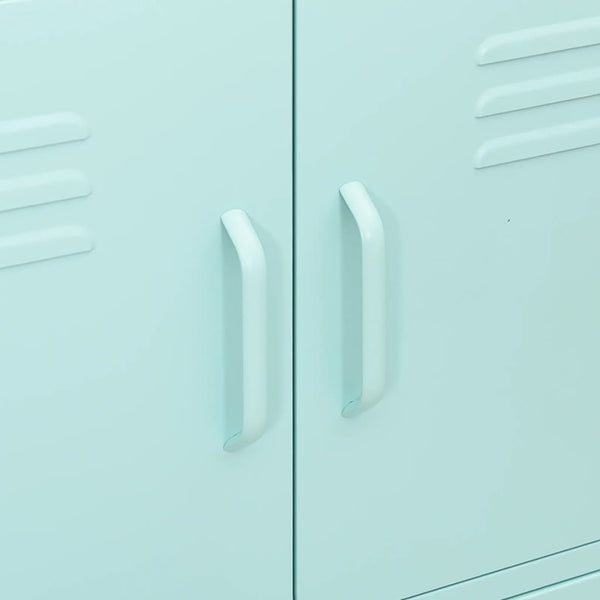 Minzgrüner Stahlschrank 80cm