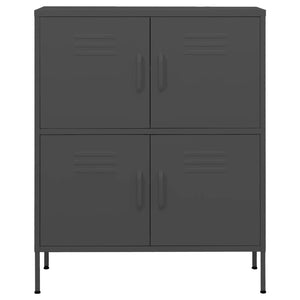 Anthrazit Lagerschrank Stahl 80x35x101,5 cm