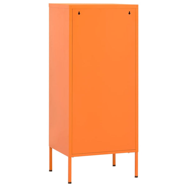 vidaXL Armoire de rangement Orange 42,5x35x101,5 cm Acier