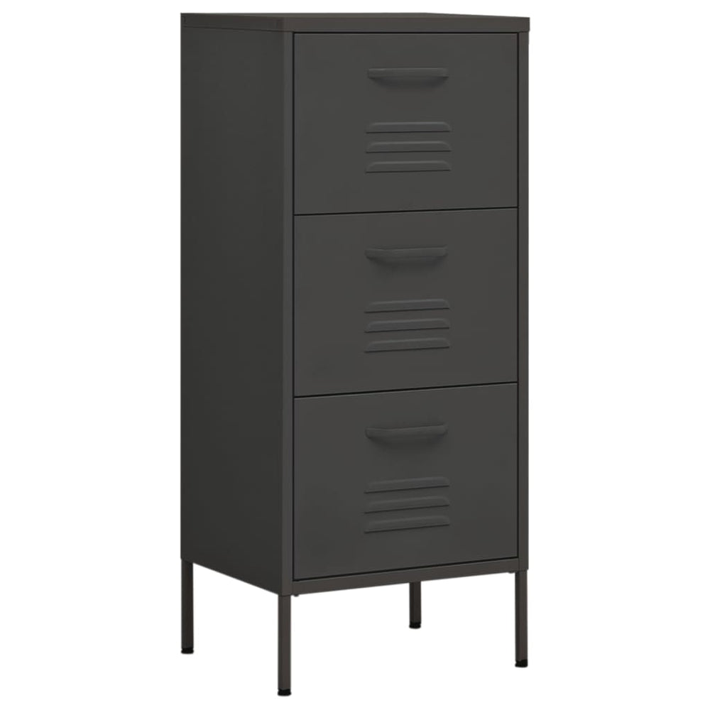 Lagerschrank Anthrazit Stahl 42,5x35x101,5 cm