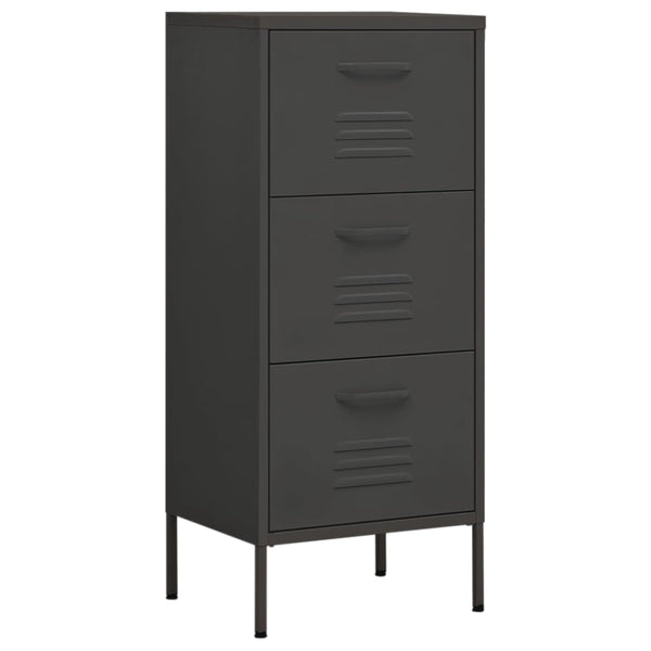 Lagerschrank Anthrazit Stahl 42,5x35x101,5 cm