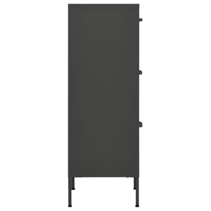 Lagerschrank Anthrazit Stahl 42,5x35x101,5 cm