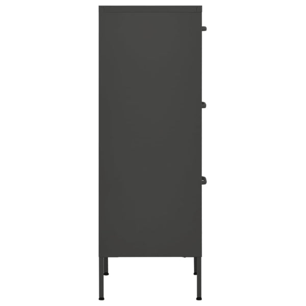 Lagerschrank Anthrazit Stahl 42,5x35x101,5 cm