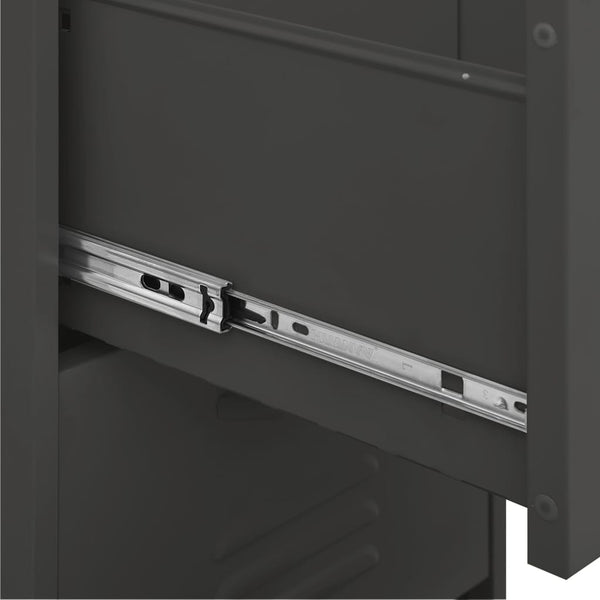 Lagerschrank Anthrazit Stahl 42,5x35x101,5 cm