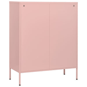 Rosa Stahl Kommode 80x35x101,5 cm
