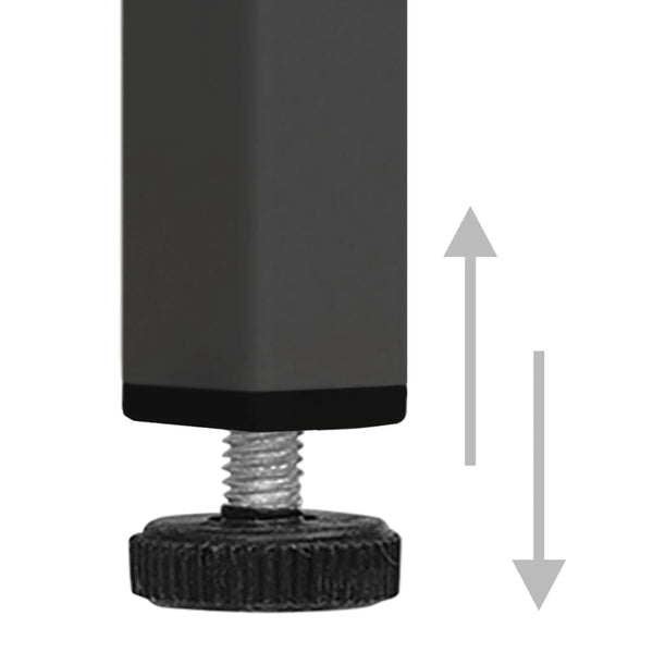 Anthrazit Kommode Stahl 80x35x101,5 cm