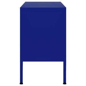 Marineblauer TV-Schrank Stahl 105 cm