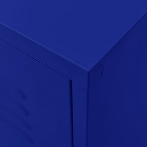Marineblauer TV-Schrank Stahl 105 cm