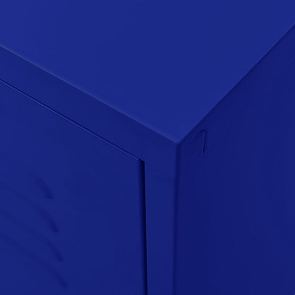 Marineblauer TV-Schrank Stahl 105 cm
