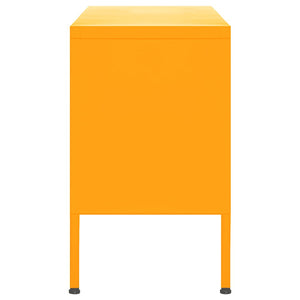 Senfgelber TV-Schrank, Stahl, 105 cm
