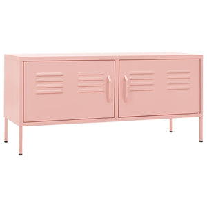 Rosa TV-Schrank Stahl 105 cm