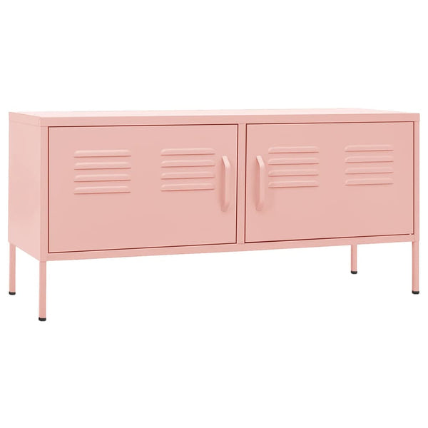 Rosa TV-Schrank Stahl 105 cm