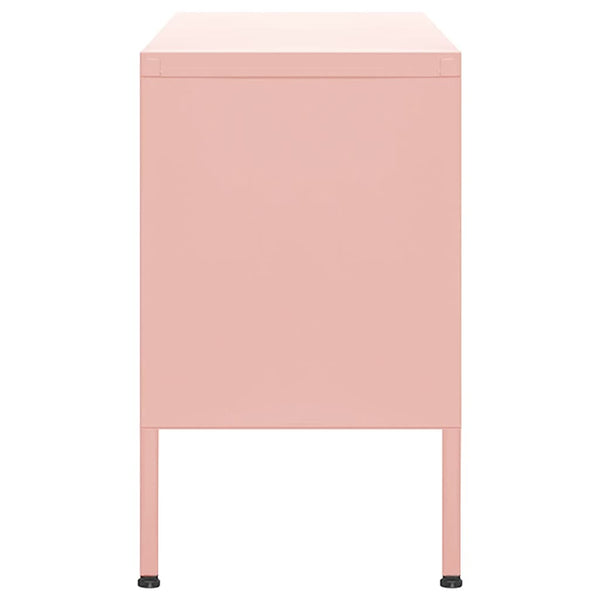 Rosa TV-Schrank Stahl 105 cm