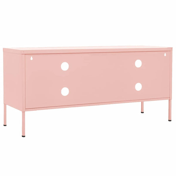 Rosa TV-Schrank Stahl 105 cm