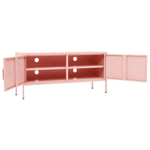 Rosa TV-Schrank Stahl 105 cm