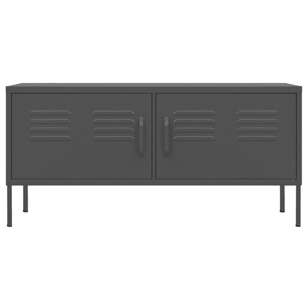 Anthrazit TV-Schrank Stahl 105 cm